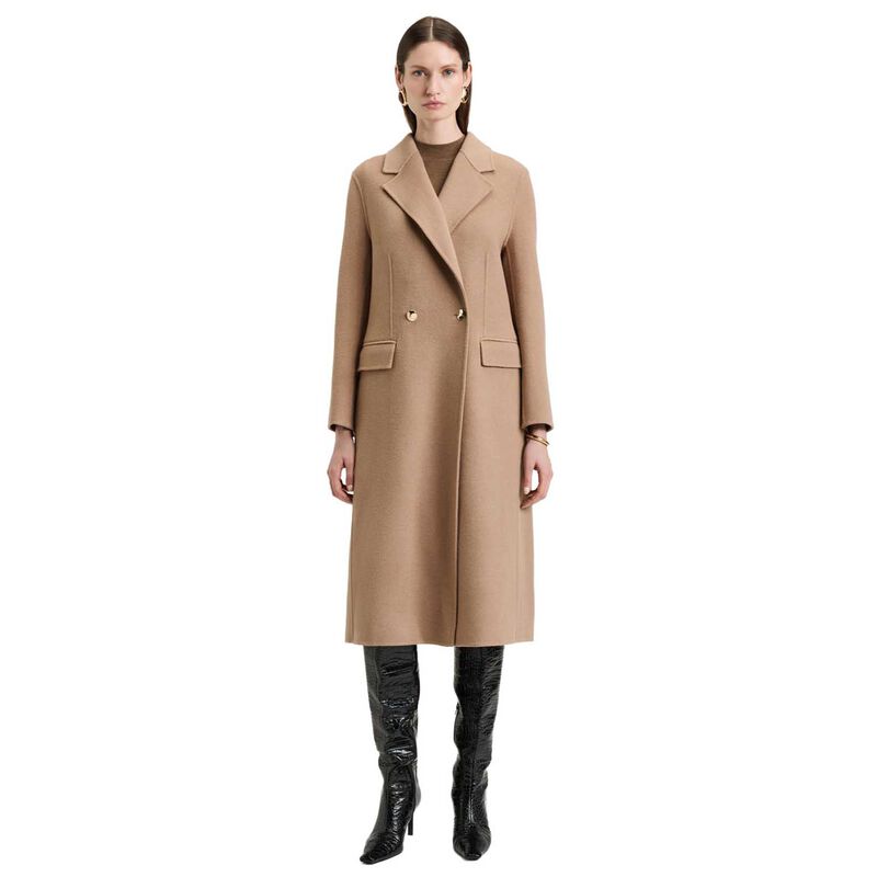 Veronika Maine Double Faced Wool Long Coat image number 0